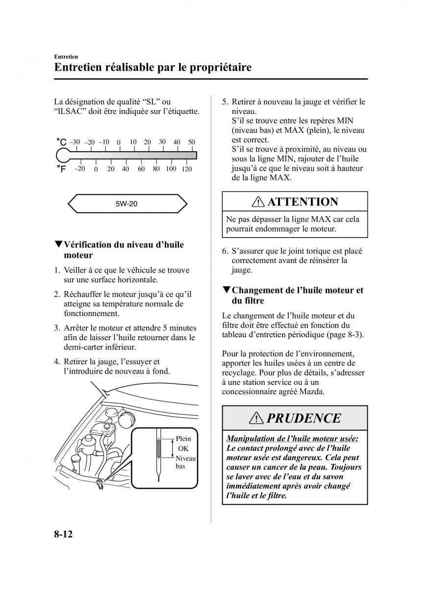 Mazda MPV II 2 LW manuel du proprietaire / page 298