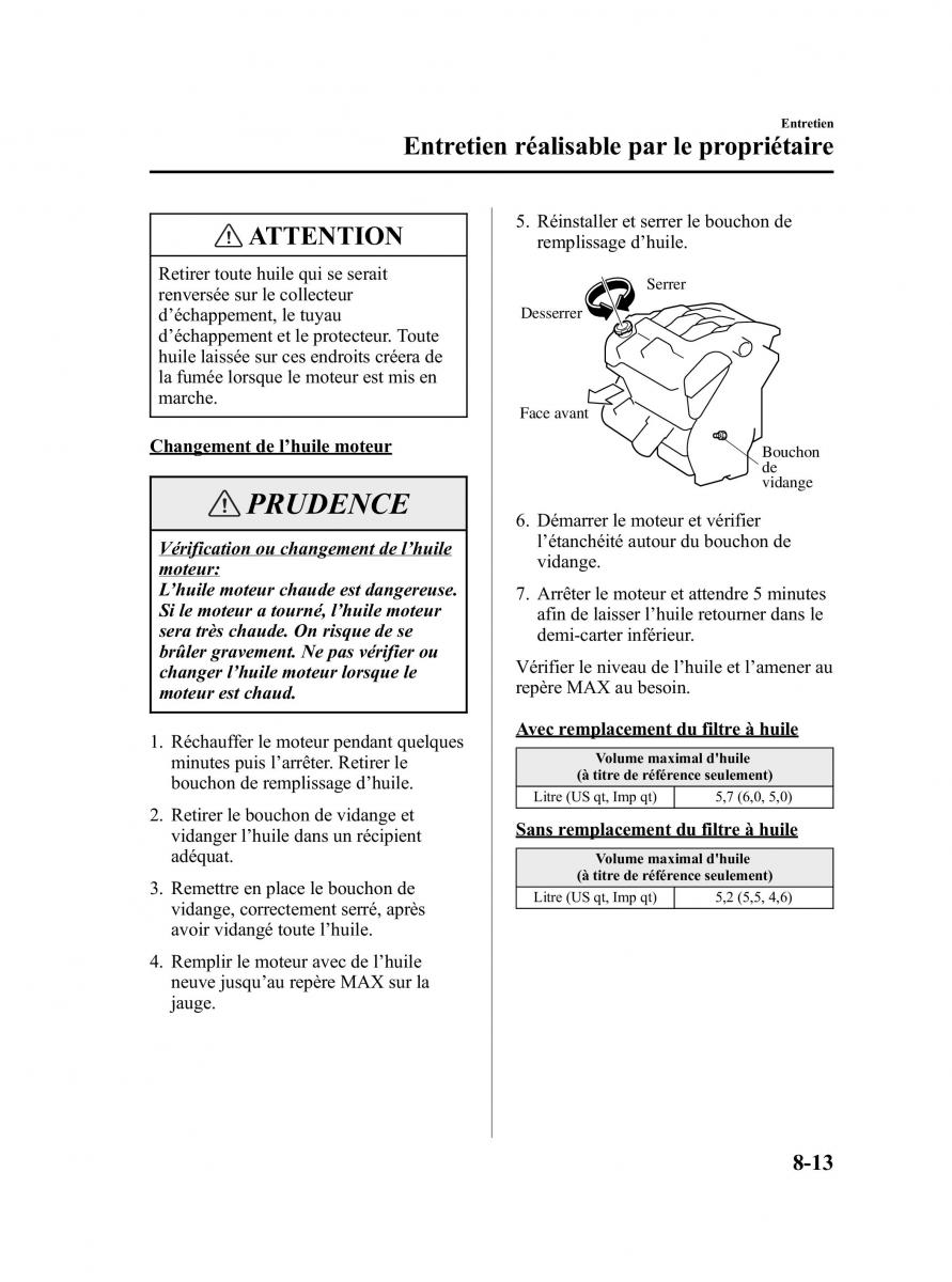 Mazda MPV II 2 LW manuel du proprietaire / page 299