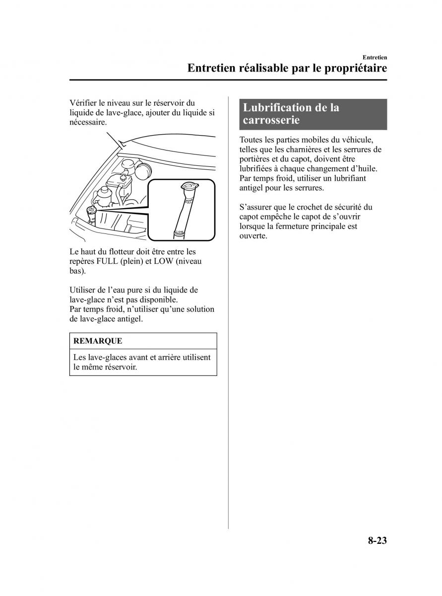 Mazda MPV II 2 LW manuel du proprietaire / page 309