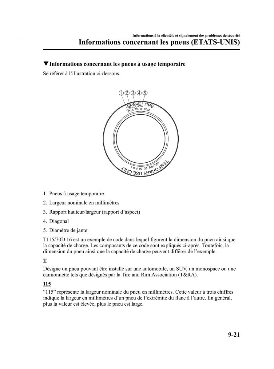 Mazda MPV II 2 LW manuel du proprietaire / page 363