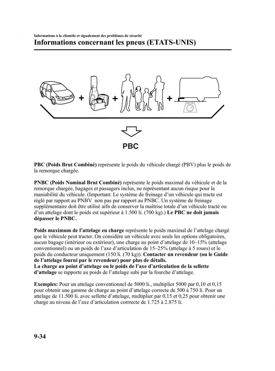 Mazda MPV II 2 LW manuel du proprietaire / page 376