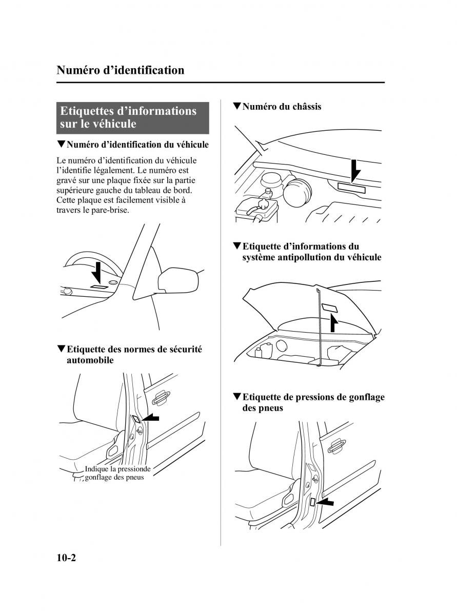 Mazda MPV II 2 LW manuel du proprietaire / page 384