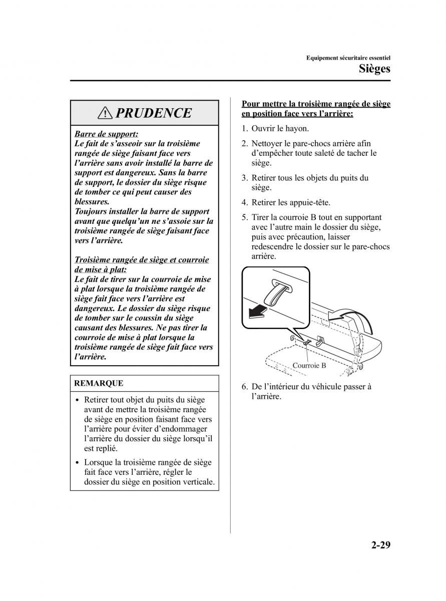 Mazda MPV II 2 LW manuel du proprietaire / page 41