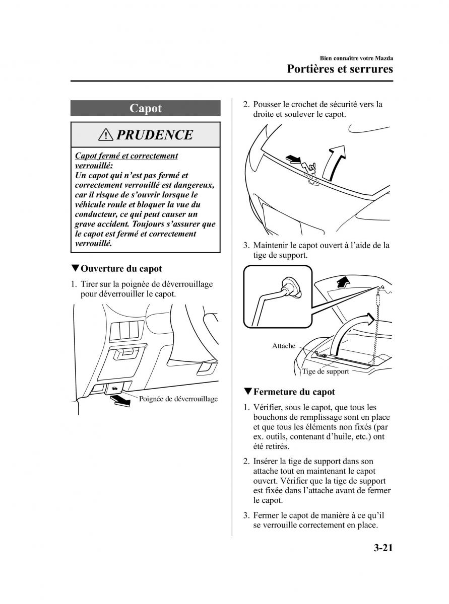 Mazda RX 8 manuel du proprietaire / page 77