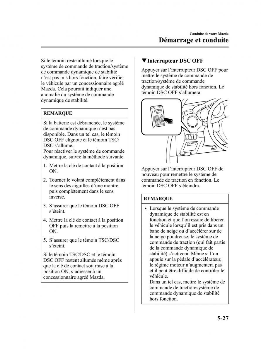 Mazda RX 8 manuel du proprietaire / page 133