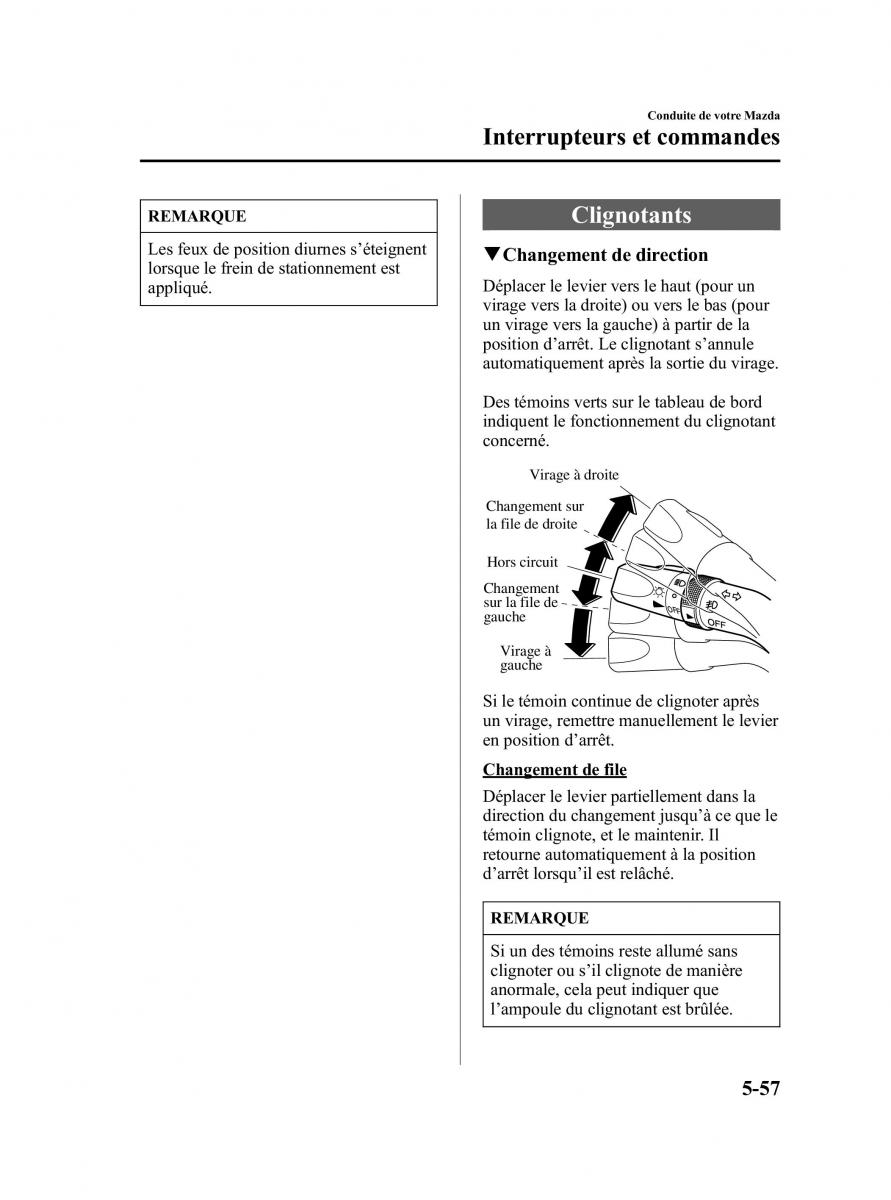 Mazda RX 8 manuel du proprietaire / page 163