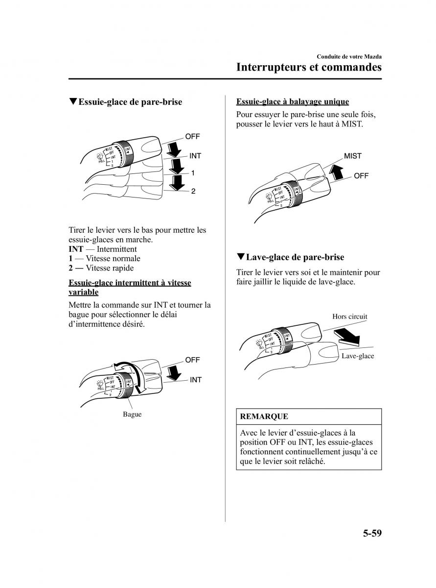 Mazda RX 8 manuel du proprietaire / page 165