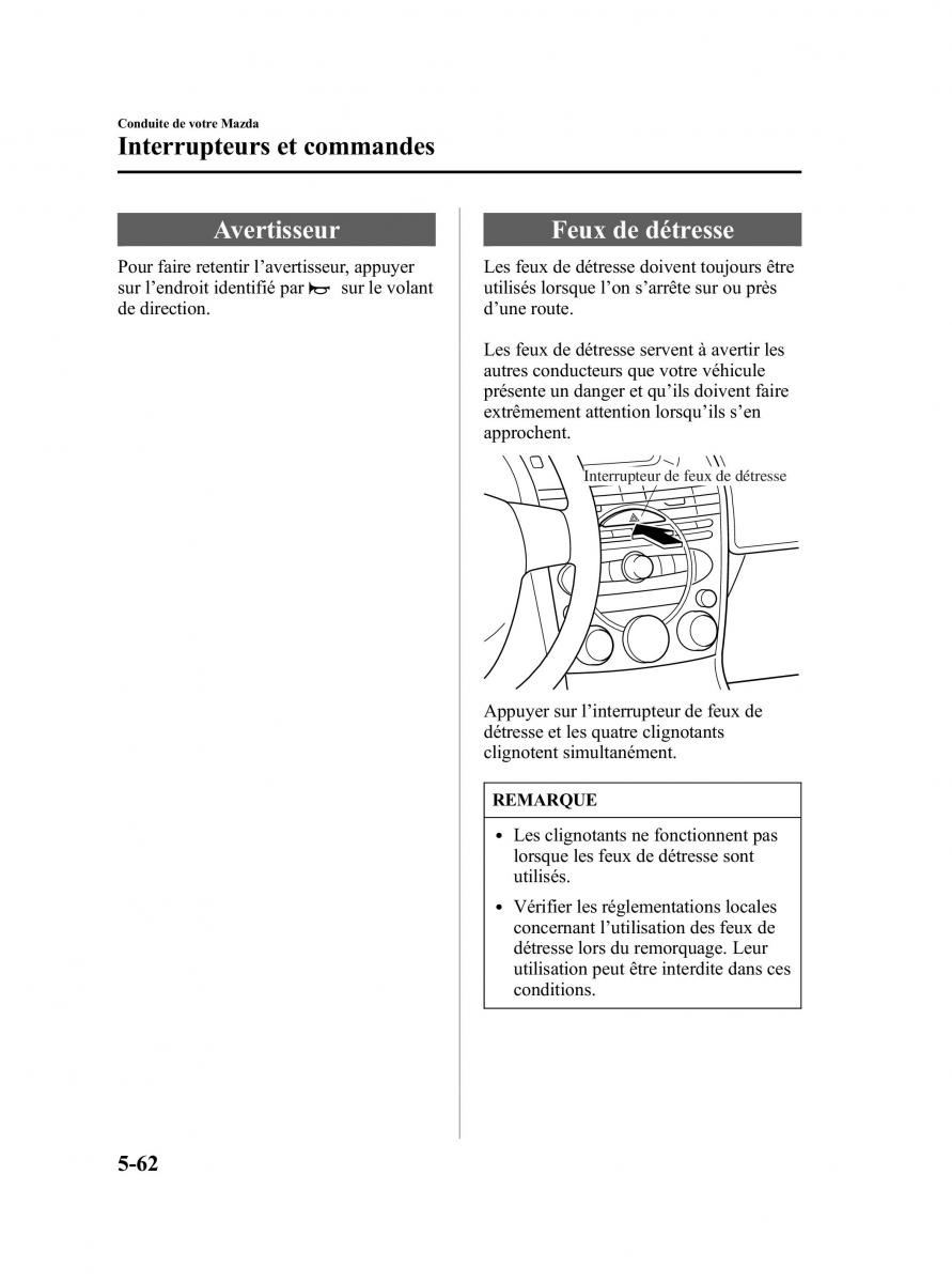 Mazda RX 8 manuel du proprietaire / page 168