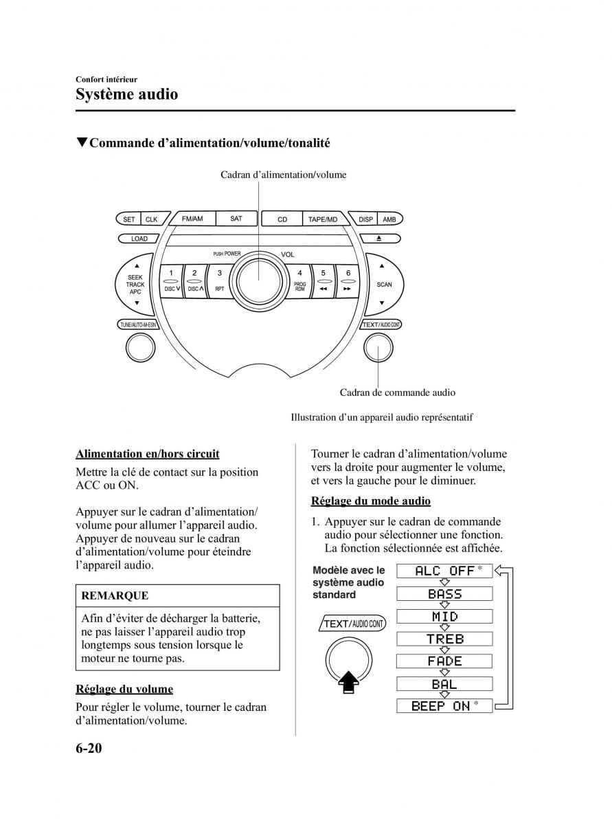 Mazda RX 8 manuel du proprietaire / page 192