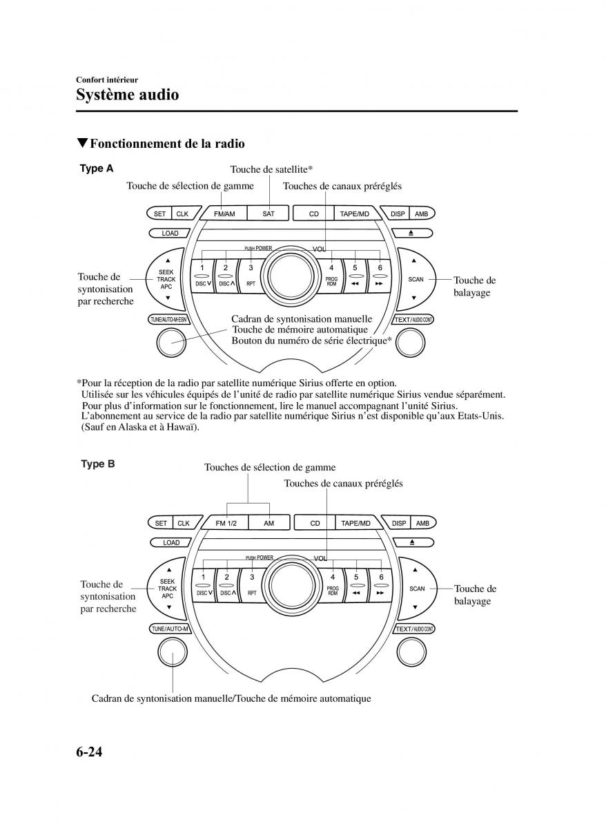 Mazda RX 8 manuel du proprietaire / page 196