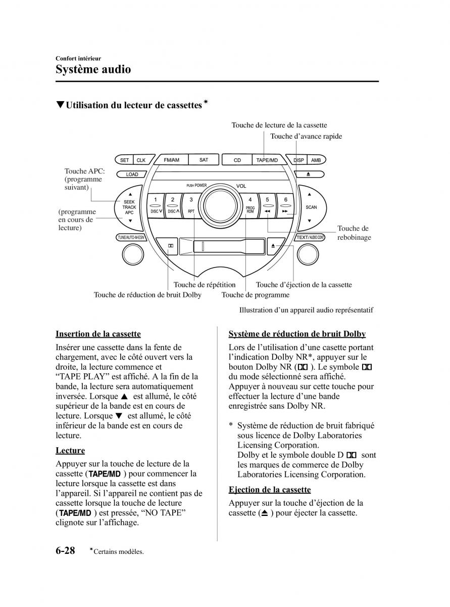 Mazda RX 8 manuel du proprietaire / page 200