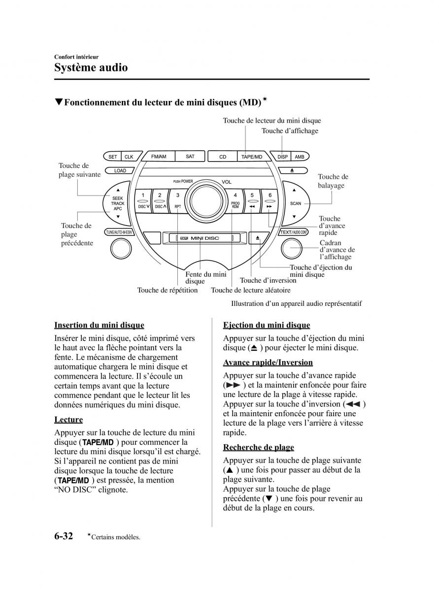 Mazda RX 8 manuel du proprietaire / page 204