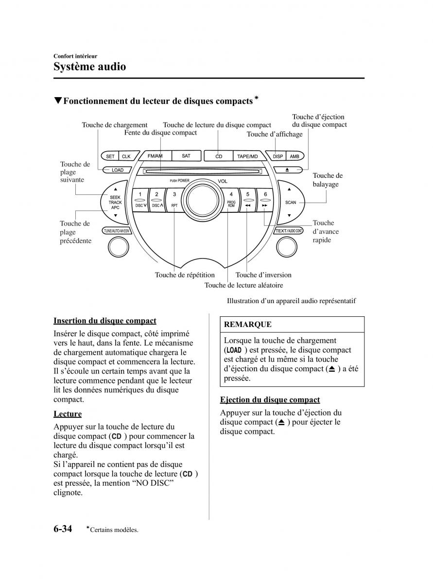 Mazda RX 8 manuel du proprietaire / page 206