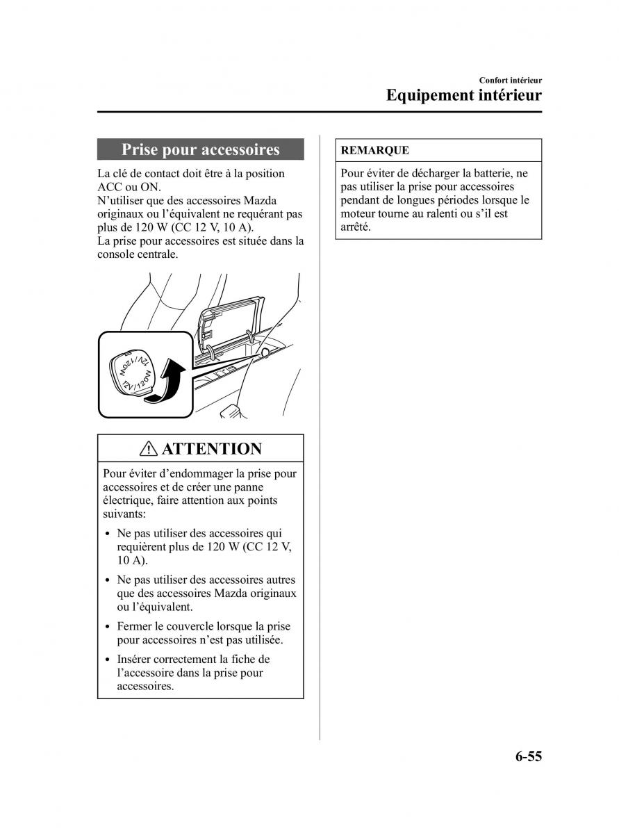 Mazda RX 8 manuel du proprietaire / page 227