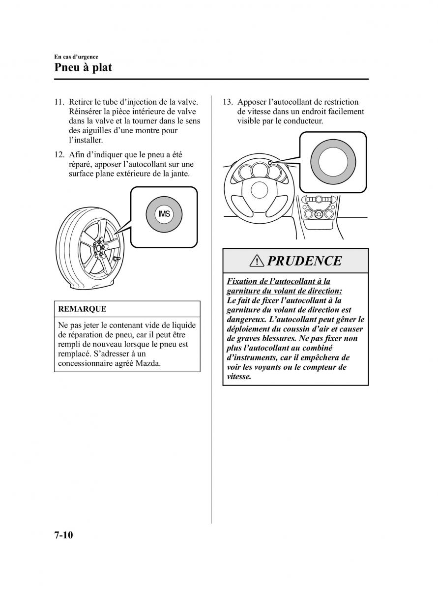 Mazda RX 8 manuel du proprietaire / page 238