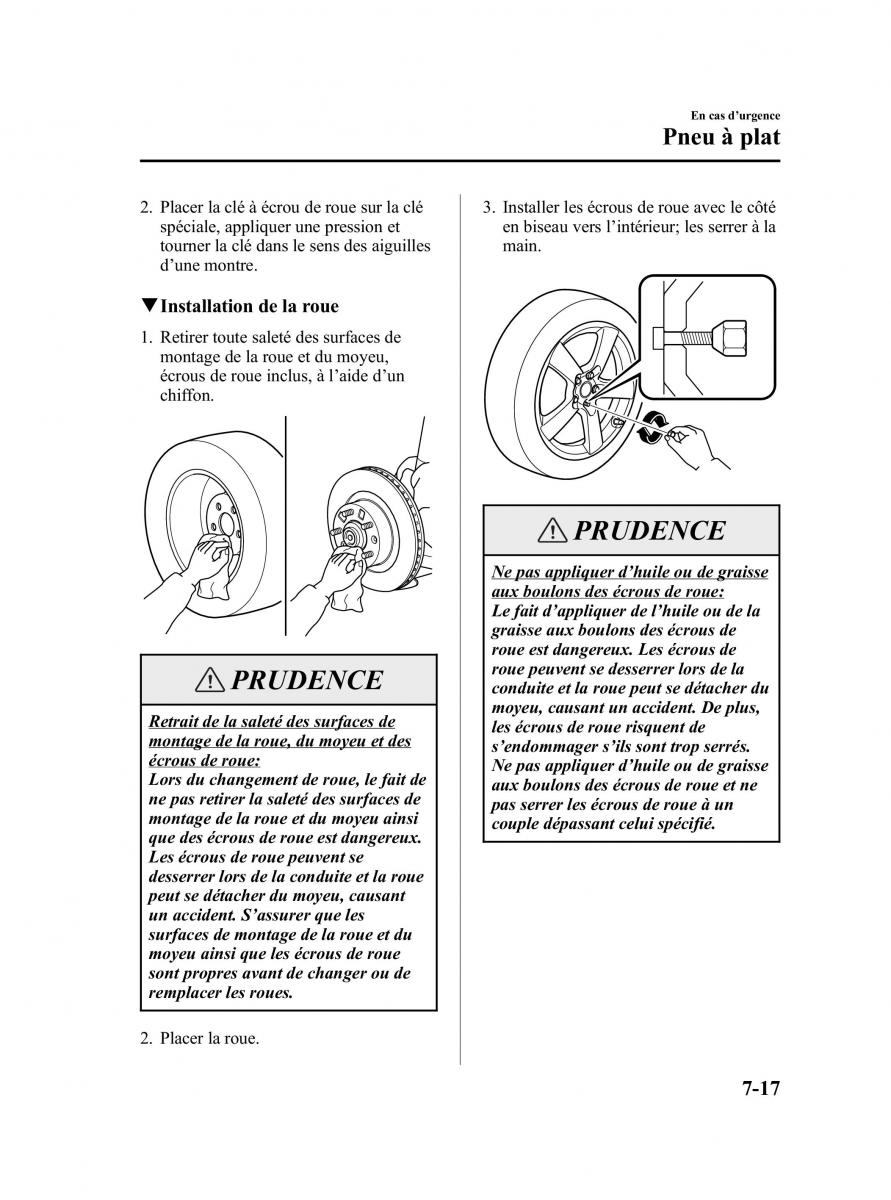 Mazda RX 8 manuel du proprietaire / page 245