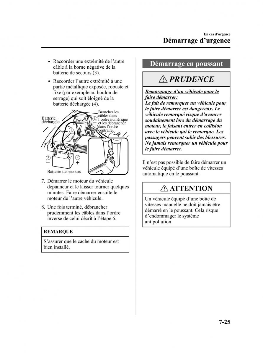 Mazda RX 8 manuel du proprietaire / page 253