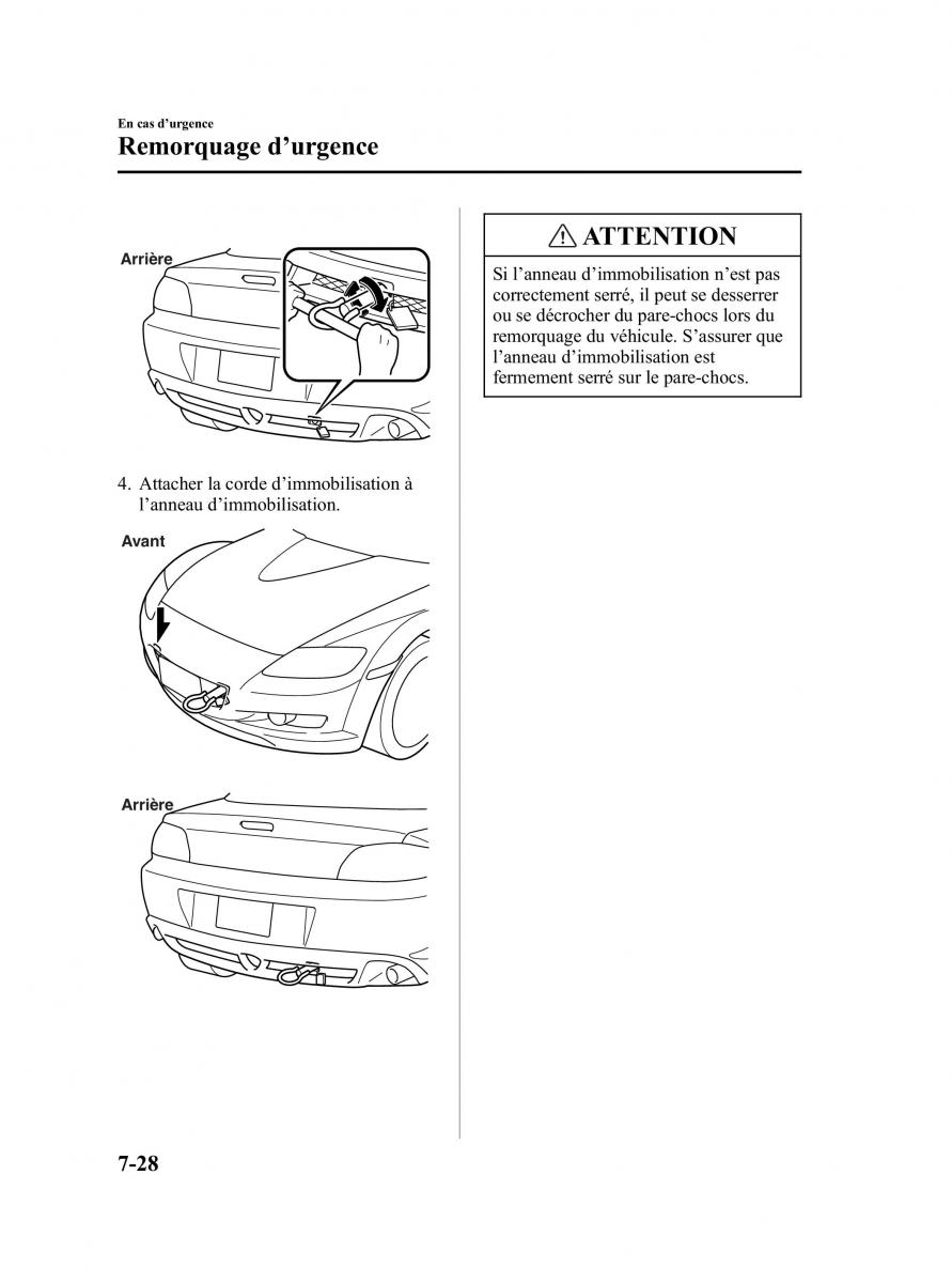 Mazda RX 8 manuel du proprietaire / page 256