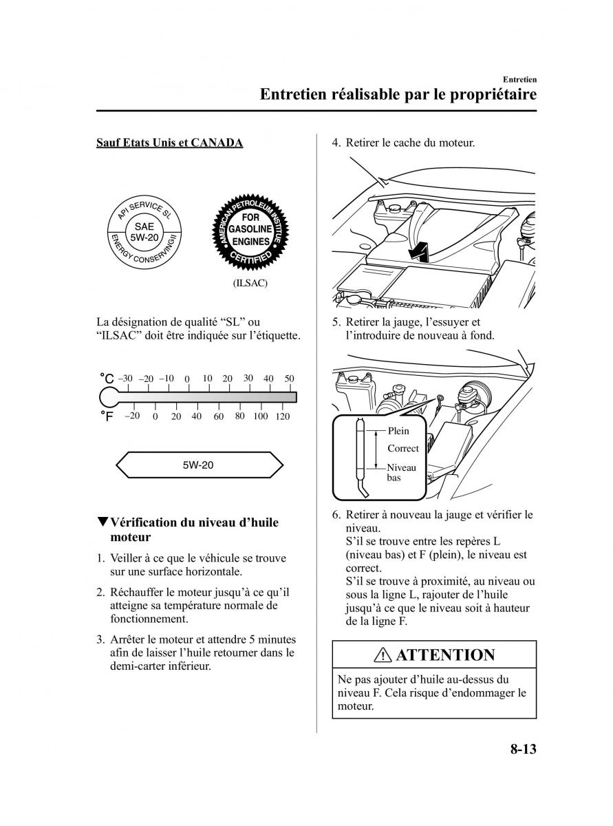 Mazda RX 8 manuel du proprietaire / page 271