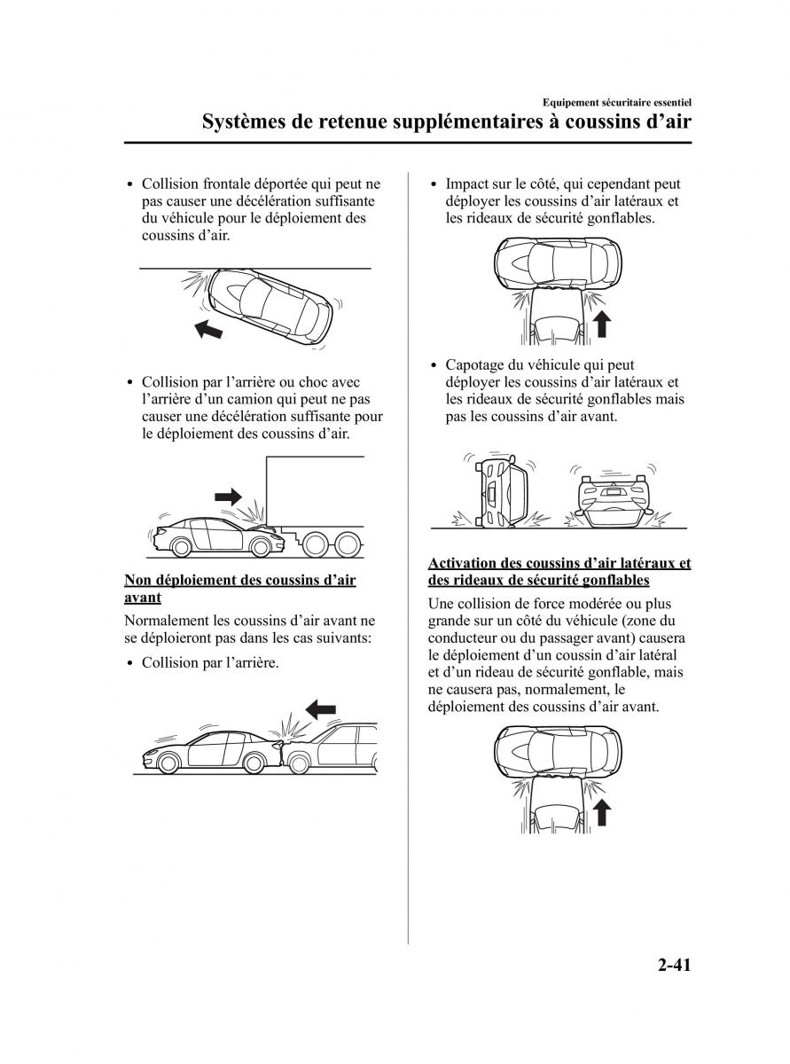 Mazda RX 8 manuel du proprietaire / page 53