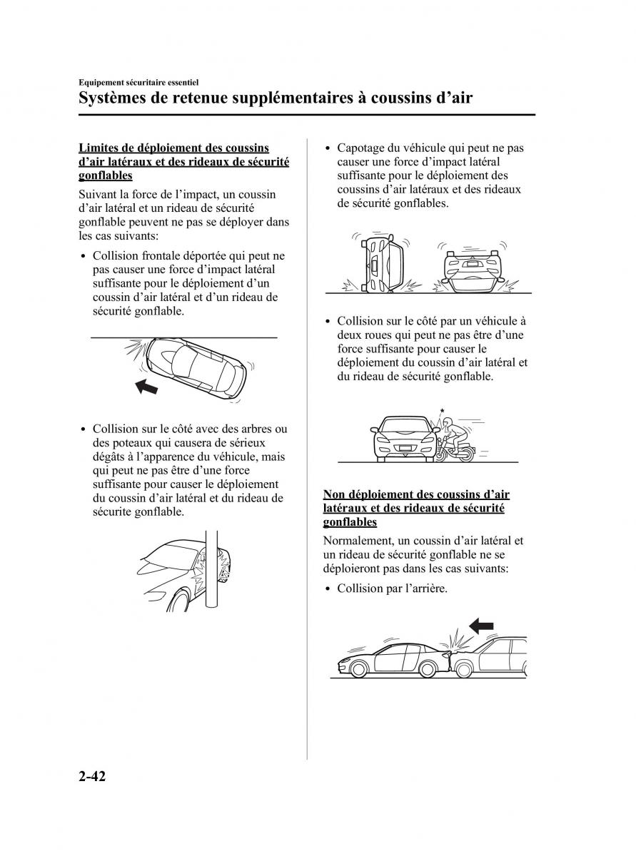 Mazda RX 8 manuel du proprietaire / page 54