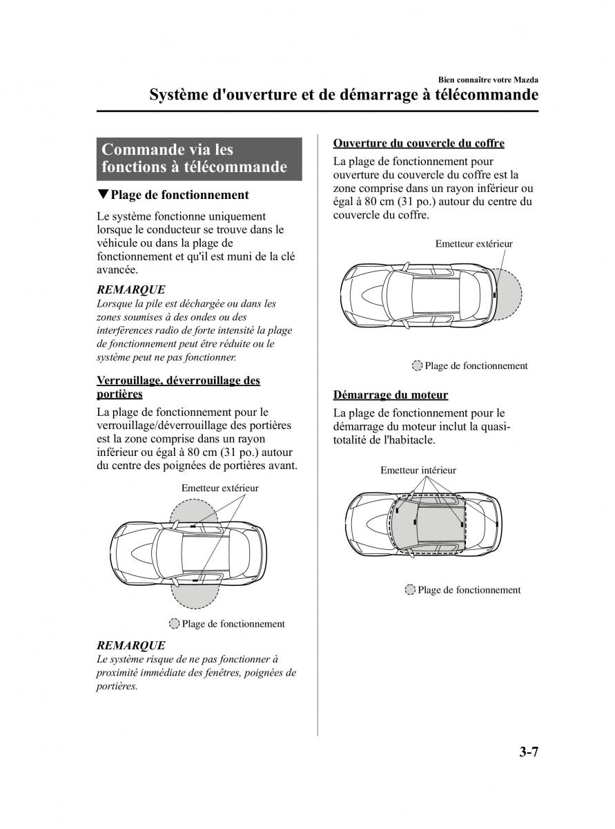 Mazda RX 8 FL manuel du proprietaire / page 86