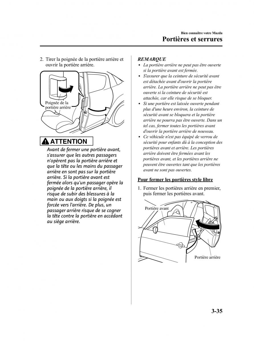 Mazda RX 8 FL manuel du proprietaire / page 114