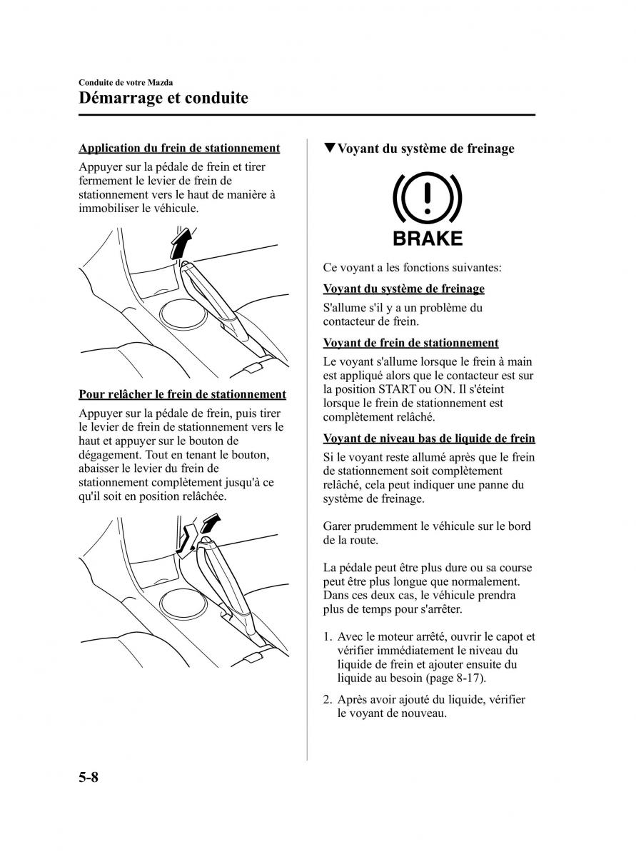 Mazda RX 8 FL manuel du proprietaire / page 169