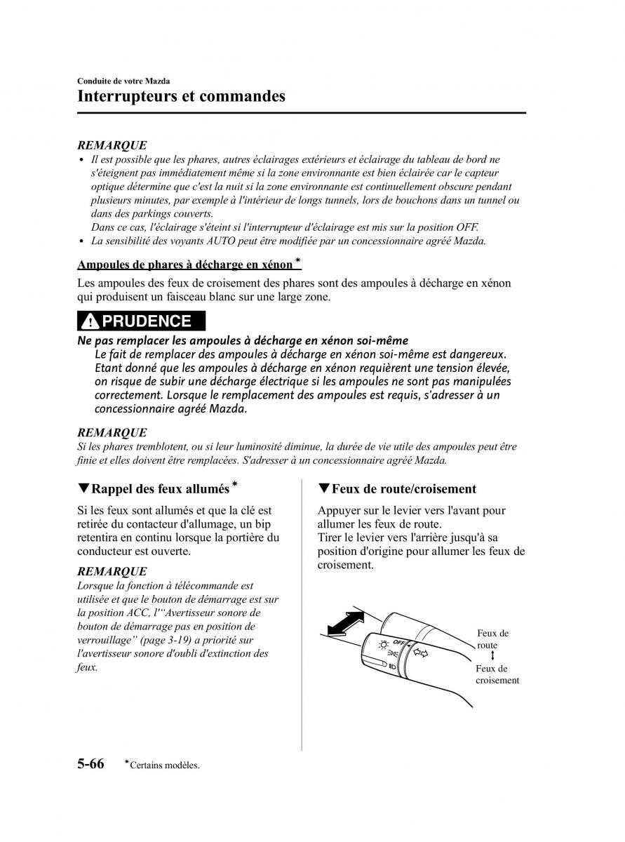 Mazda RX 8 FL manuel du proprietaire / page 227