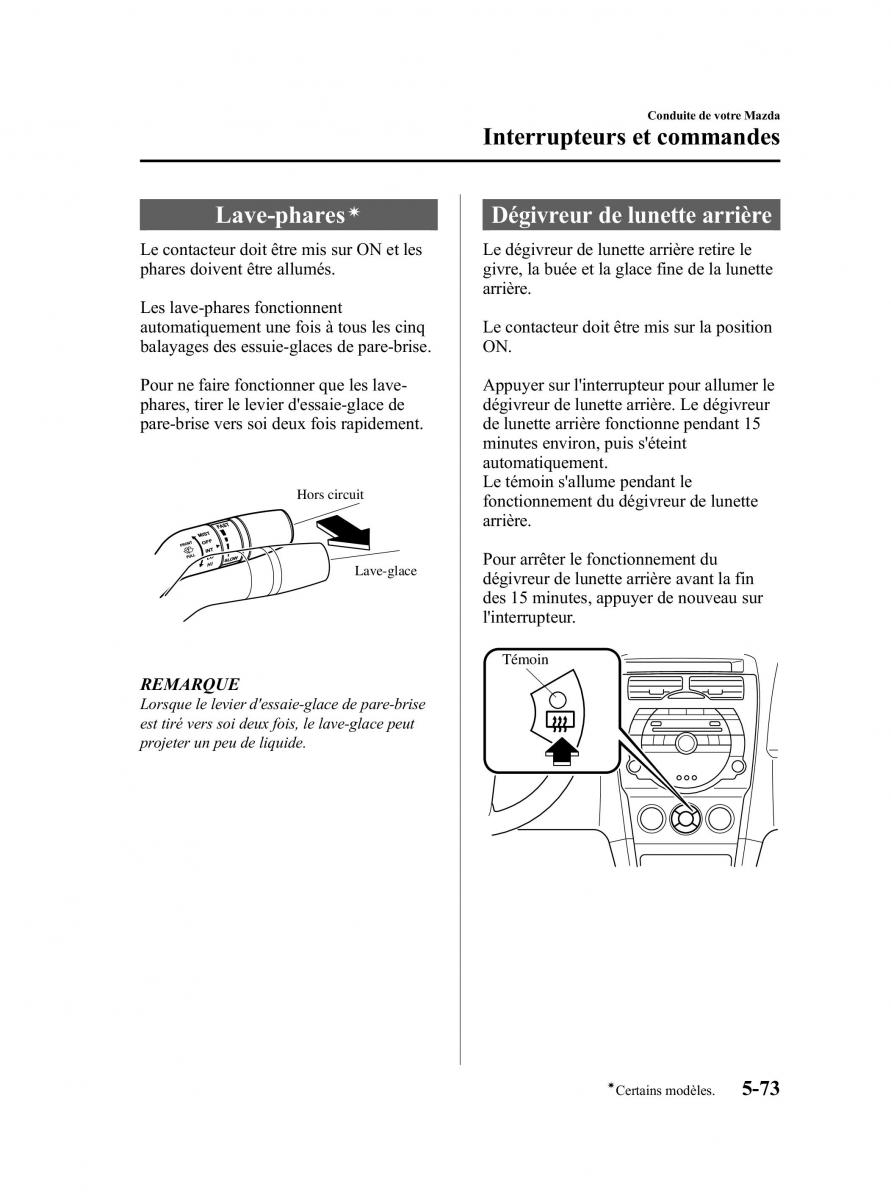 Mazda RX 8 FL manuel du proprietaire / page 234