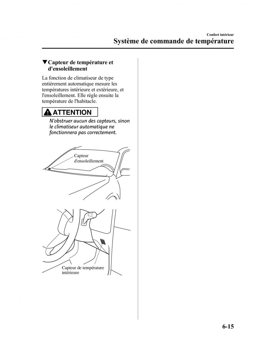 Mazda RX 8 FL manuel du proprietaire / page 256