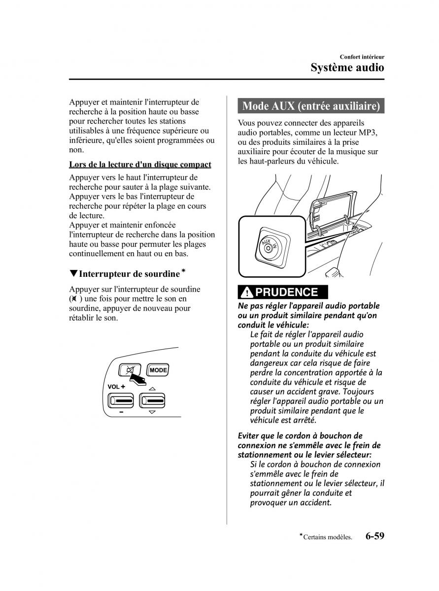 Mazda RX 8 FL manuel du proprietaire / page 300