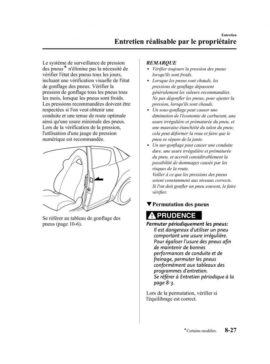 Mazda RX 8 FL manuel du proprietaire / page 398