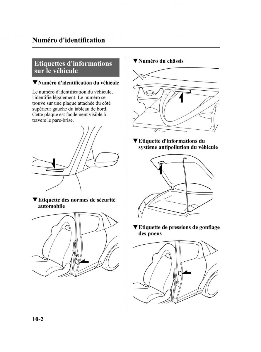 Mazda RX 8 FL manuel du proprietaire / page 477