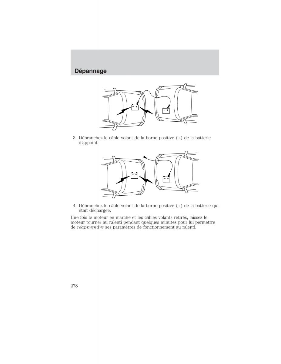 Mazda Tribute manuel du proprietaire / page 278