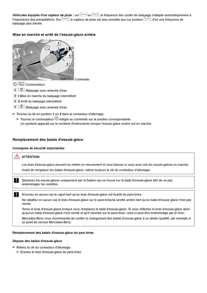 Mercedes Benz A class II W169 manuel du proprietaire / page 131