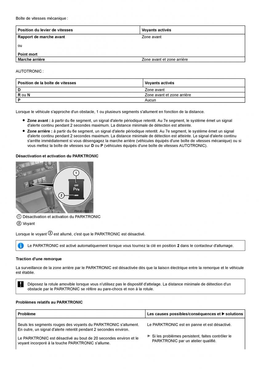 Mercedes Benz A class II W169 manuel du proprietaire / page 184