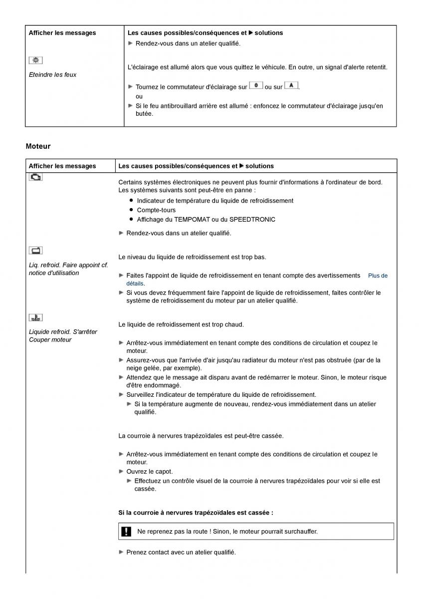 Mercedes Benz A class II W169 manuel du proprietaire / page 219