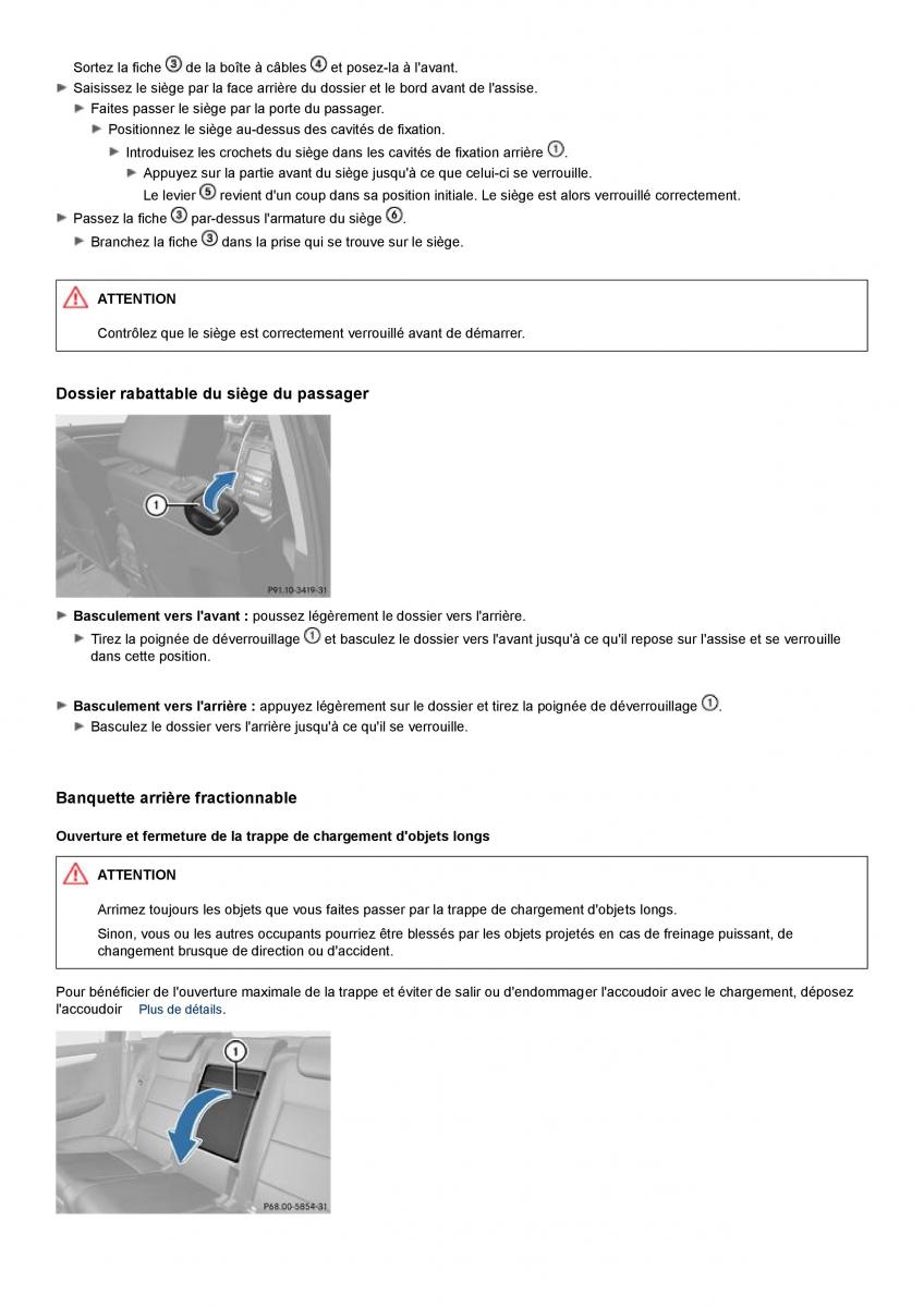 Mercedes Benz A class II W169 manuel du proprietaire / page 271