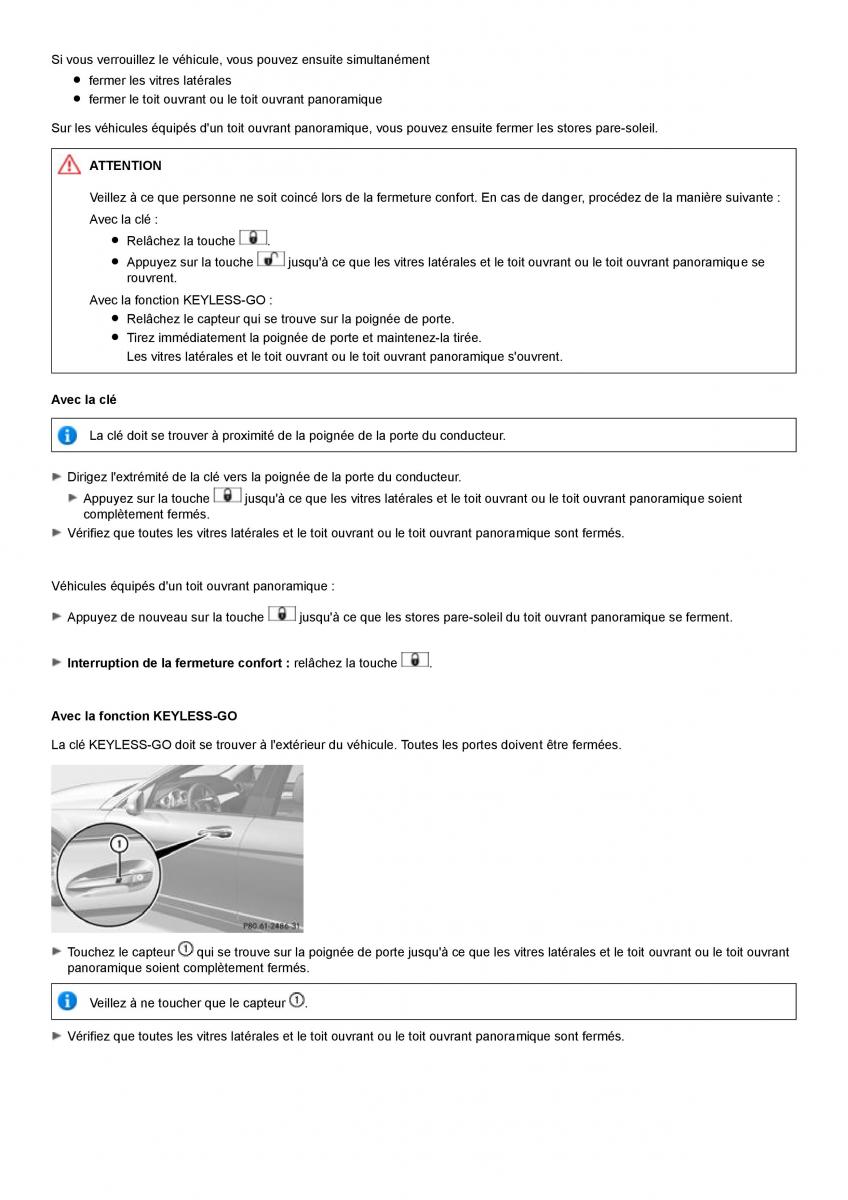 Mercedes Benz C class W204 manuel du proprietaire / page 82