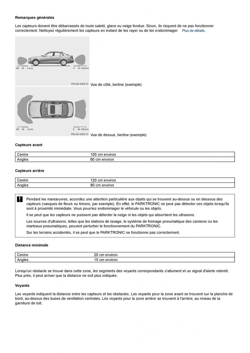 Mercedes Benz C class W204 manuel du proprietaire / page 197