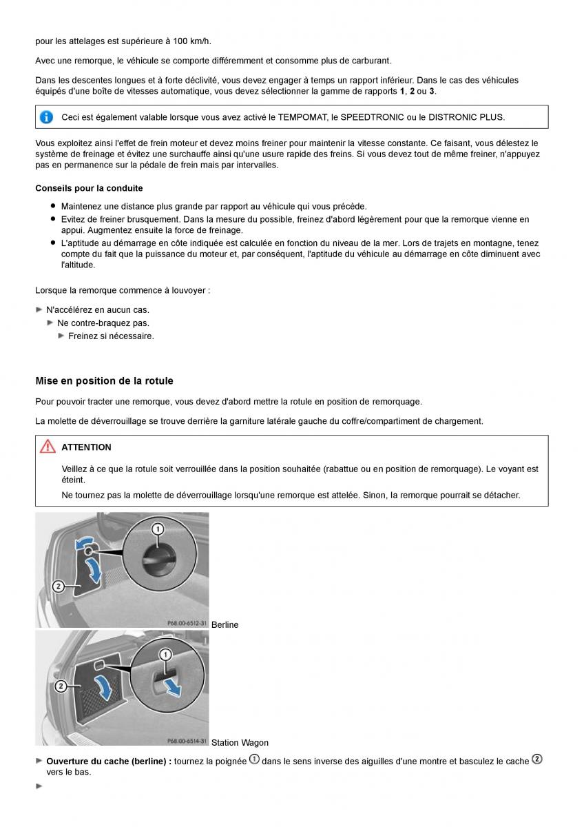 Mercedes Benz C class W204 manuel du proprietaire / page 218