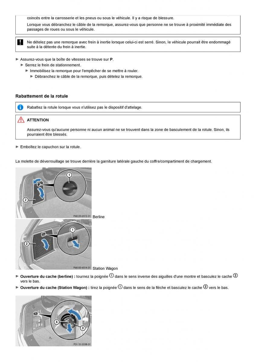 Mercedes Benz C class W204 manuel du proprietaire / page 220