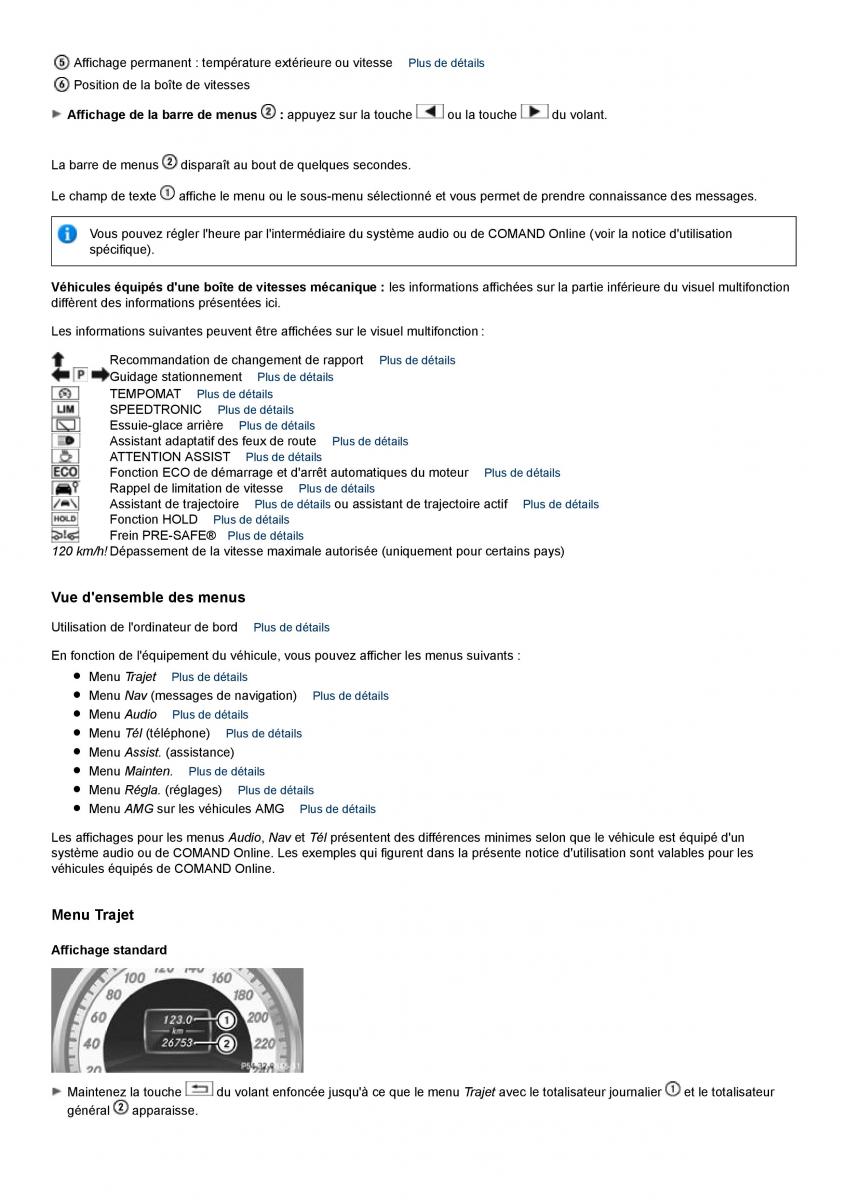 Mercedes Benz C class W204 manuel du proprietaire / page 231