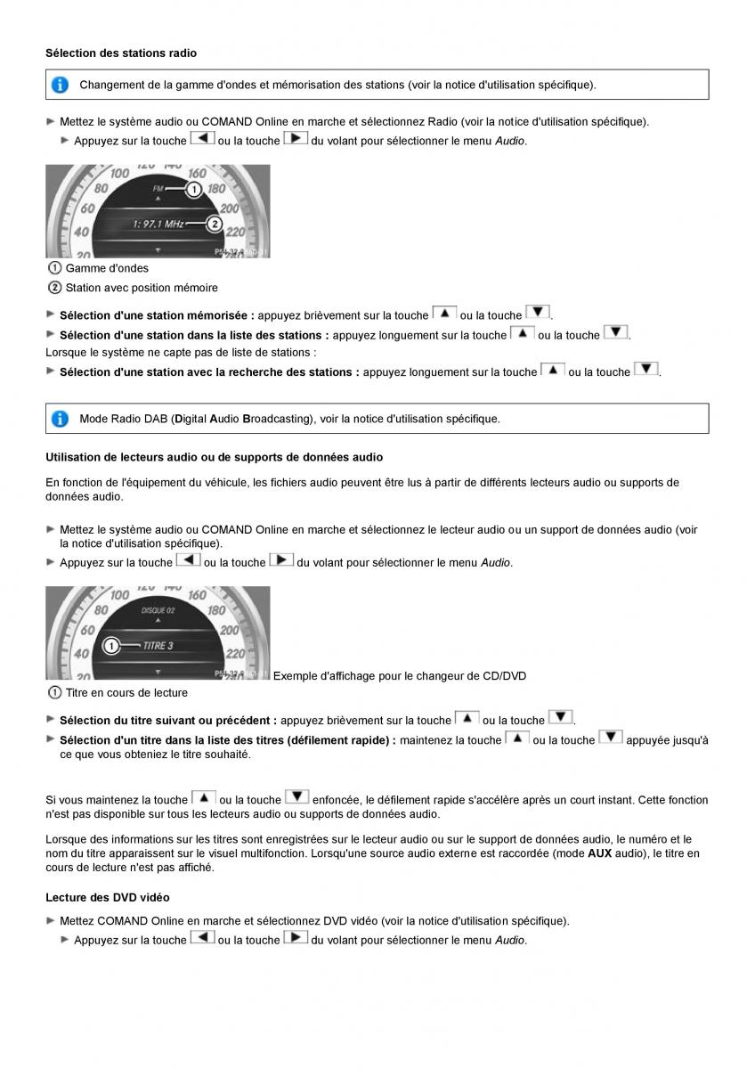 Mercedes Benz C class W204 manuel du proprietaire / page 235