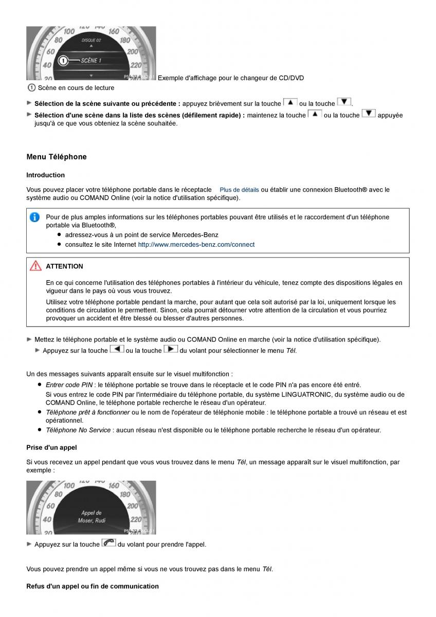 Mercedes Benz C class W204 manuel du proprietaire / page 236