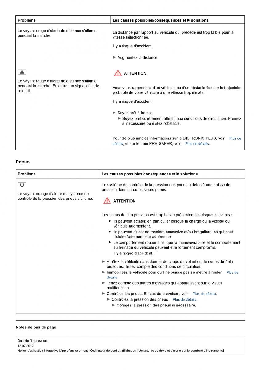 Mercedes Benz C class W204 manuel du proprietaire / page 295