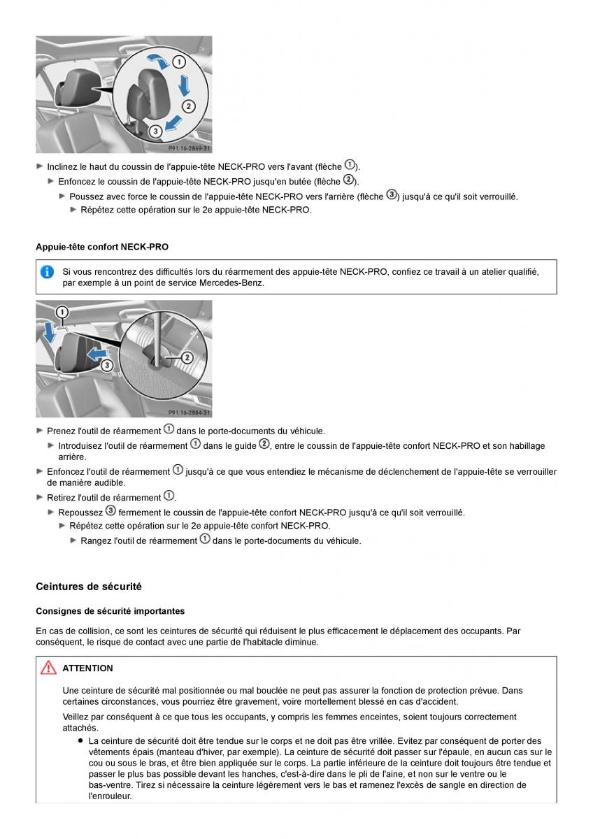 Mercedes Benz C class W204 manuel du proprietaire / page 30