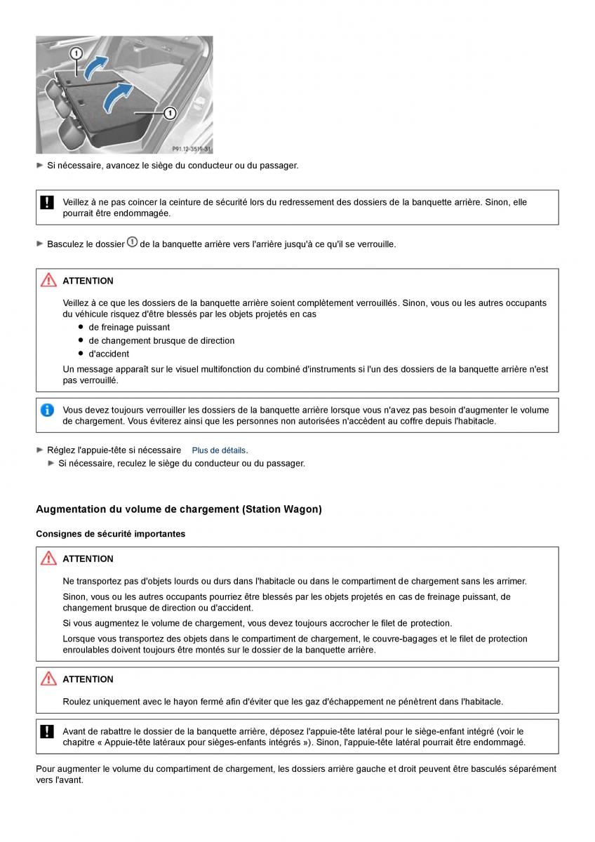 Mercedes Benz C class W204 manuel du proprietaire / page 302