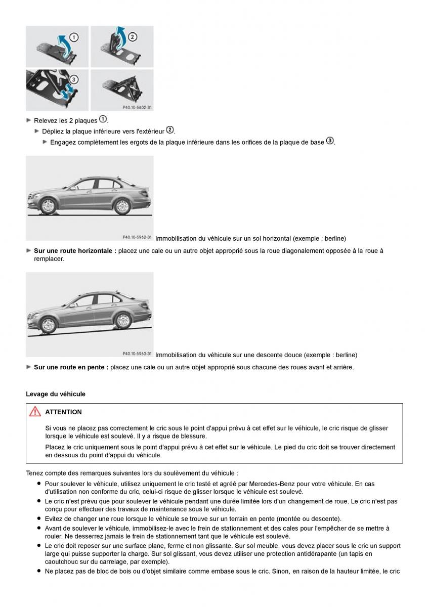 Mercedes Benz C class W204 manuel du proprietaire / page 347